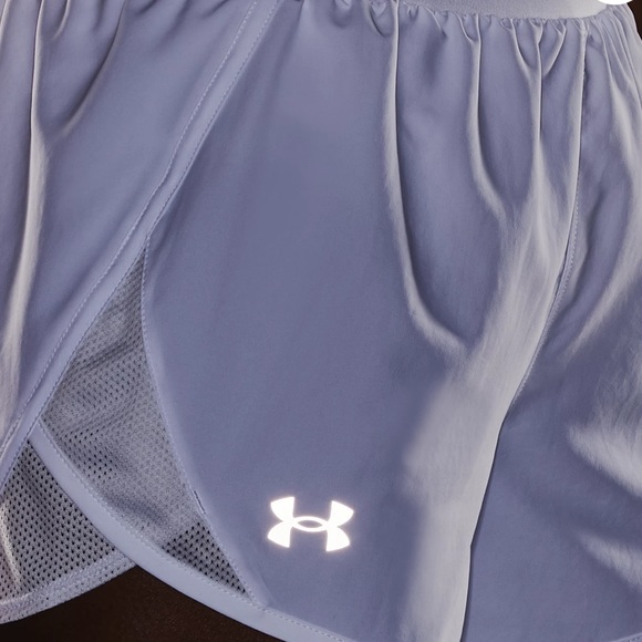 Under Armour Women’s UA Fly-By 2.0 Shorts Sz S White NWOT Exercise Running - Picture 6 of 13